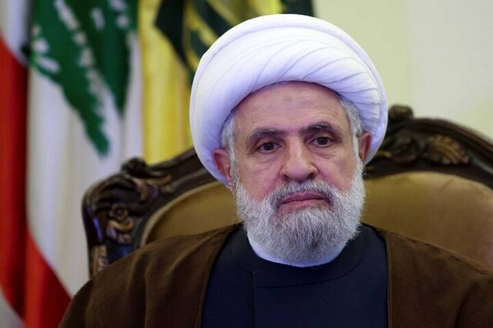 شیخ نعیم قاسم: تشییع میلیونی، تجدید بیعت با مقاومت بود؛ «بر عهد می‌مانیم»